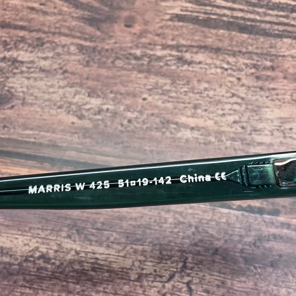Warby Parker Marris W 425 Green Cat Eye Eyeglasses Frames 51-19-142